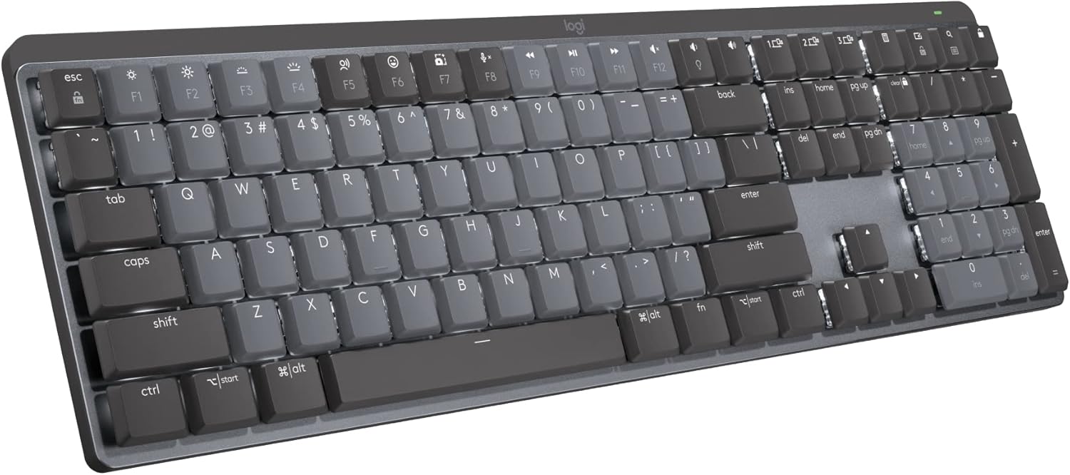 High-performance wireless backlit keyboard