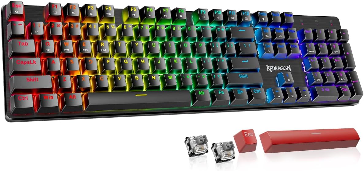 Wired Mechanical Gaming Keyboard — Supports 11 Programmable Backlight Modes