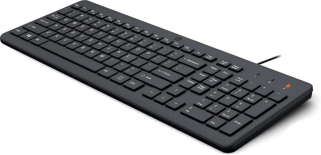 HP 150 Wired Keyboard — Full-size keyboard (with numeric keypad)