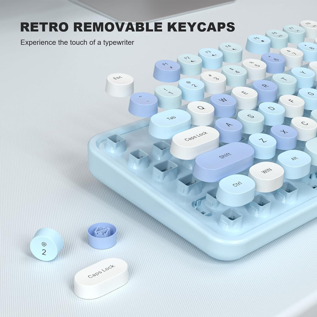 Wired Computer Keyboard — USB Plug-and-Play Full-Size Typewriter-Style Keyboard